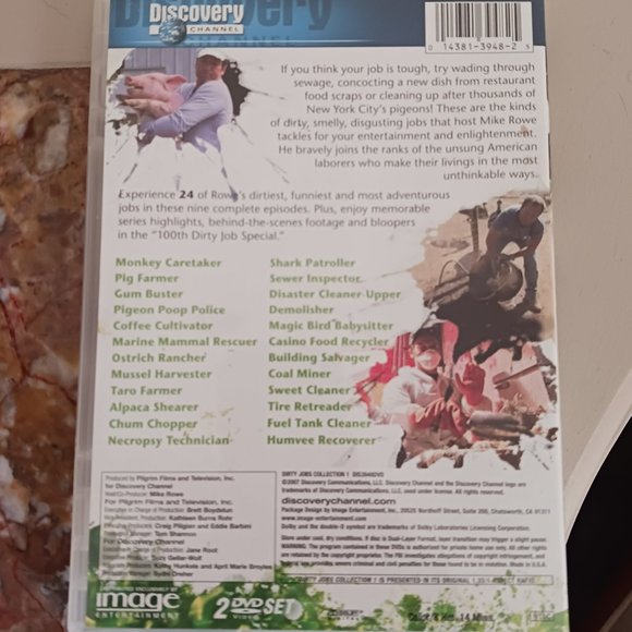 Discovery Channel Dirty Jobs DVD (2 DVDs included) - Picture 2 of 4